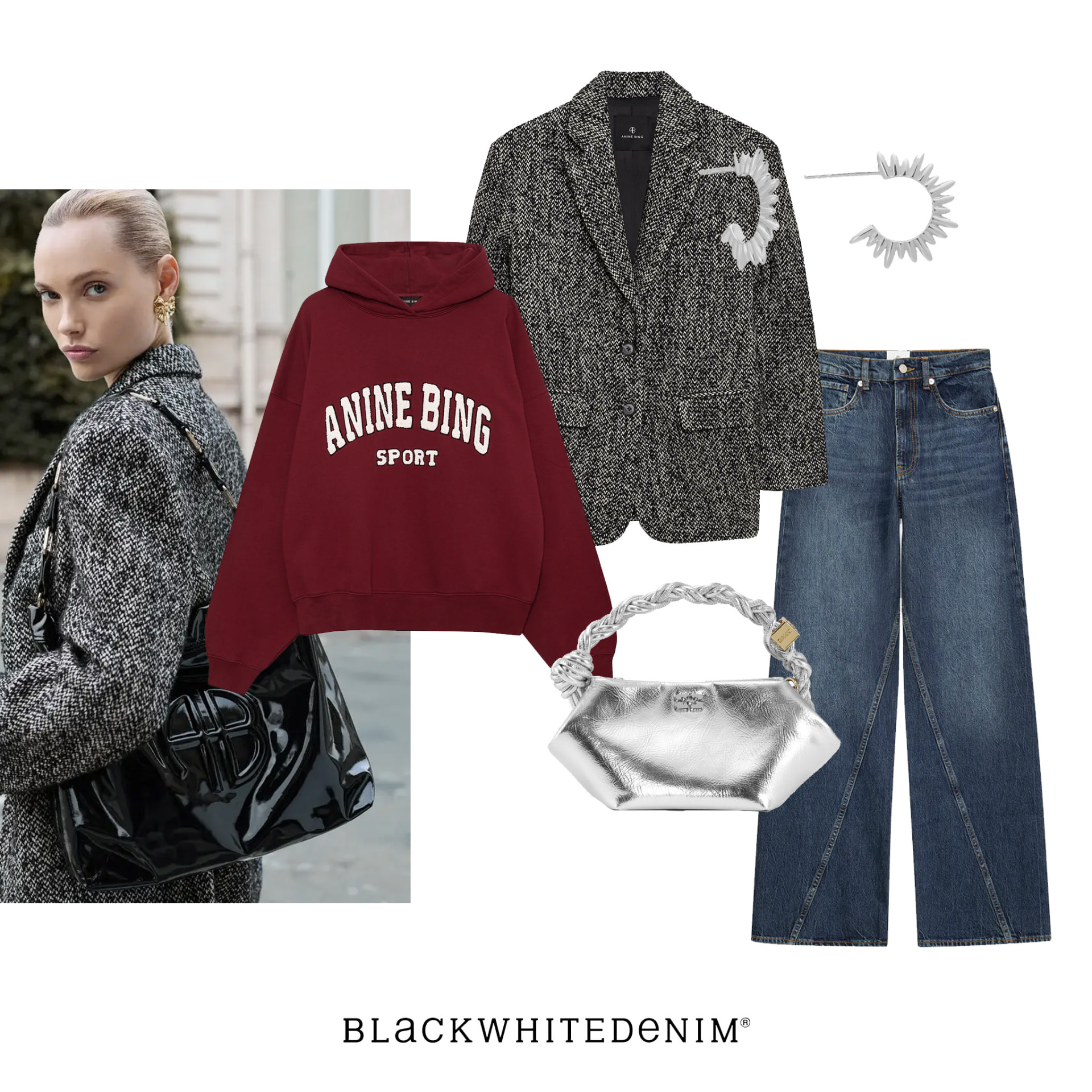 Content and Styling work for a Boutique and Online Brand | Black White Denim